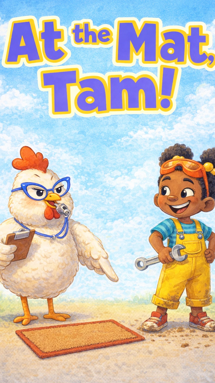 At the Mat, Tam! Level A book cover