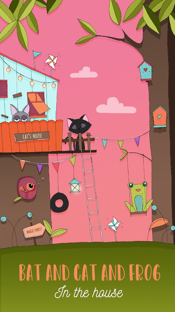 Bat And Cat And Frog: In The House Level B book cover