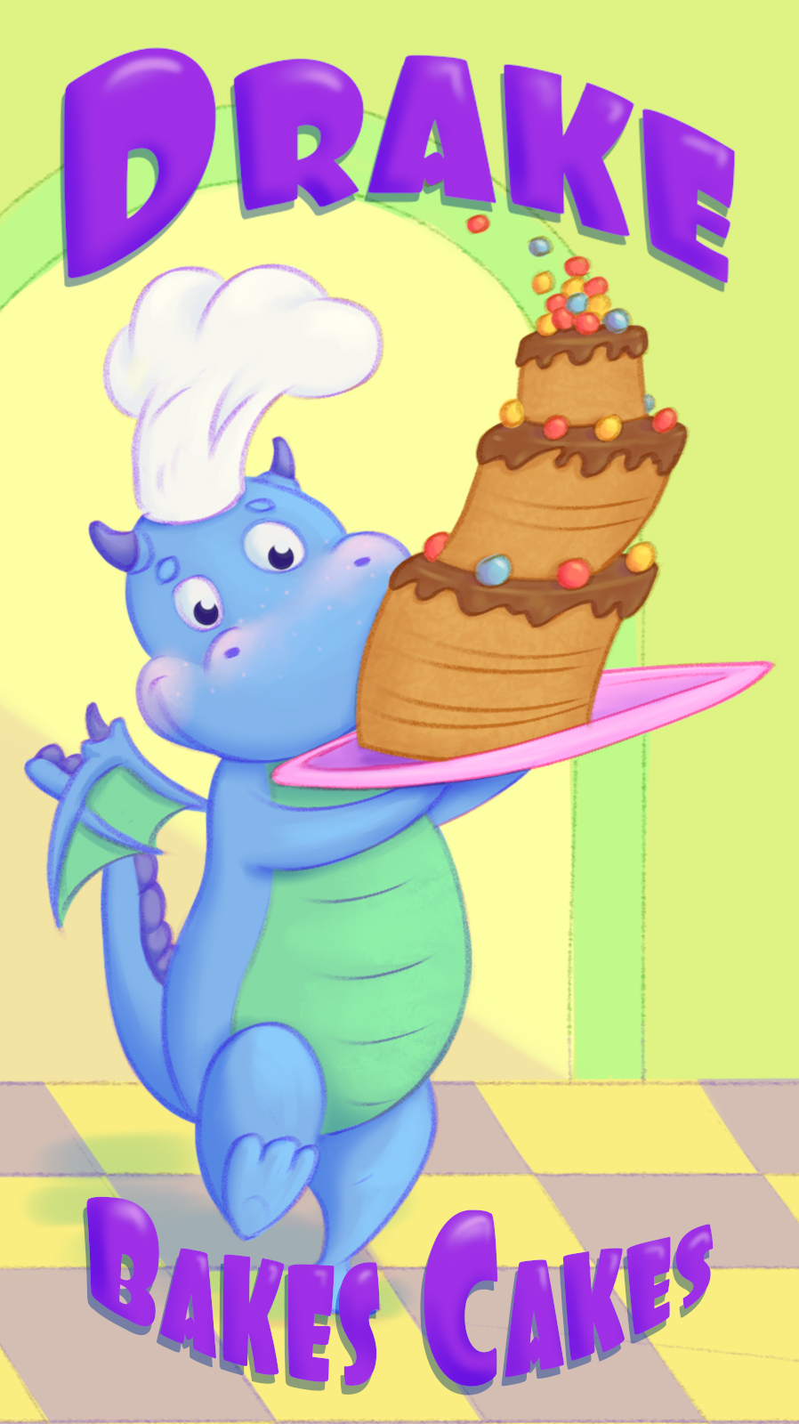 Drake Bakes Cakes Level B book cover