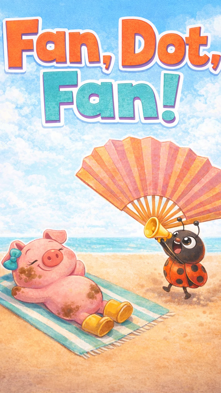 Fan, Dot, Fan! Level A book cover