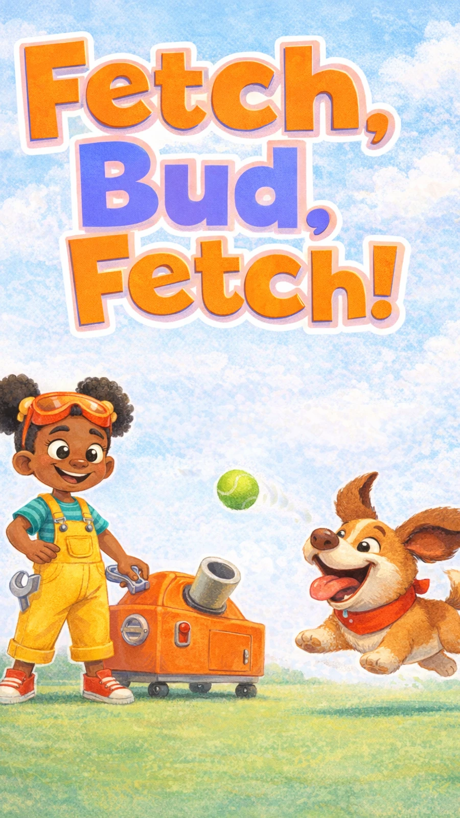 Fetch, Bud, Fetch! Level F book cover
