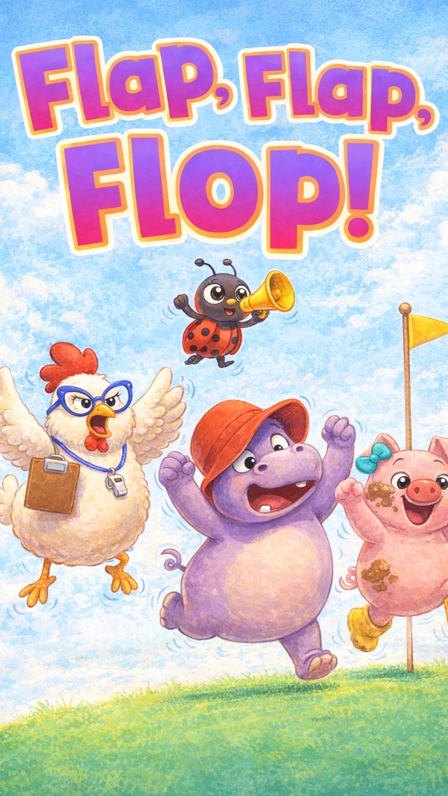 Flap, Flap, Flop! Level D book cover