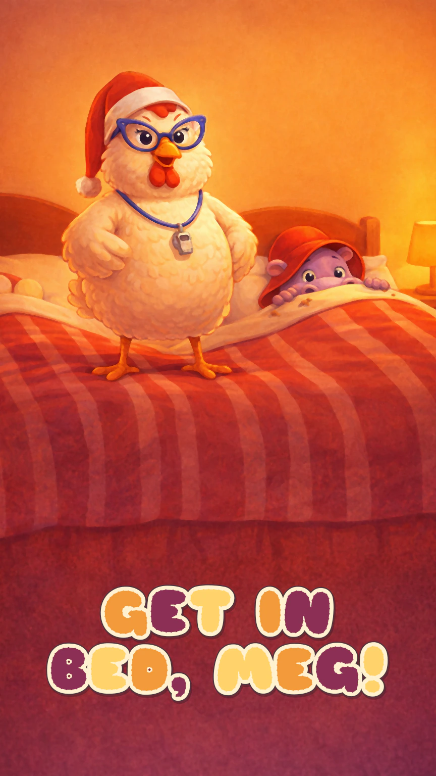 Get in Bed, Meg! Level B book cover