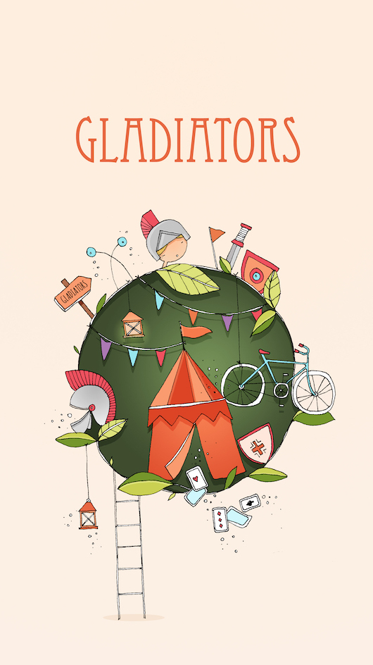 Gladiators Level D book cover