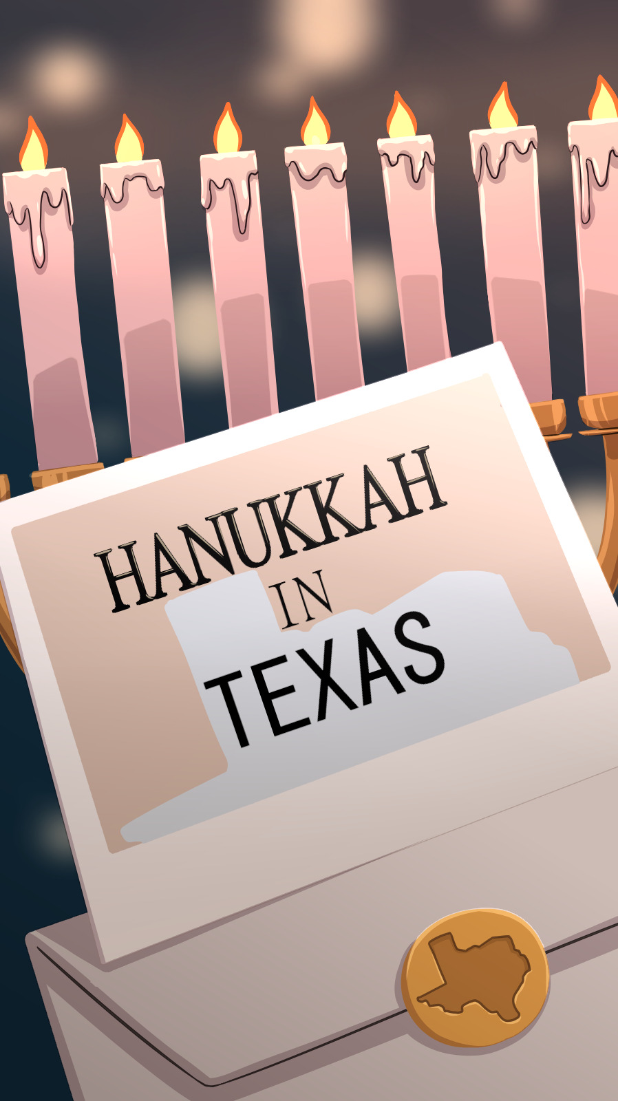 Hanukkah in Texas Level K book cover