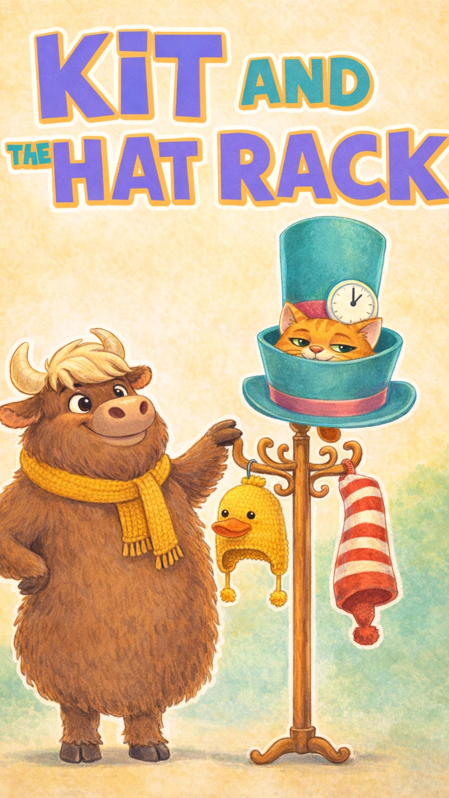 Kit and the Hat Rack Level C book cover