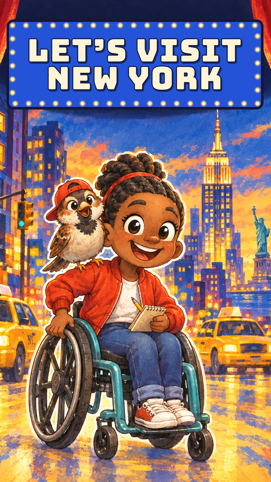 Let’s Visit New York Level F book cover