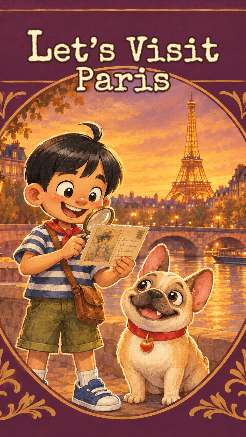Let's Visit Paris Level L book cover