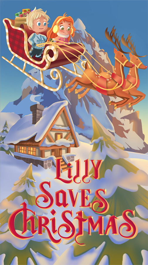 Lilly Saves Christmas Level Q book cover