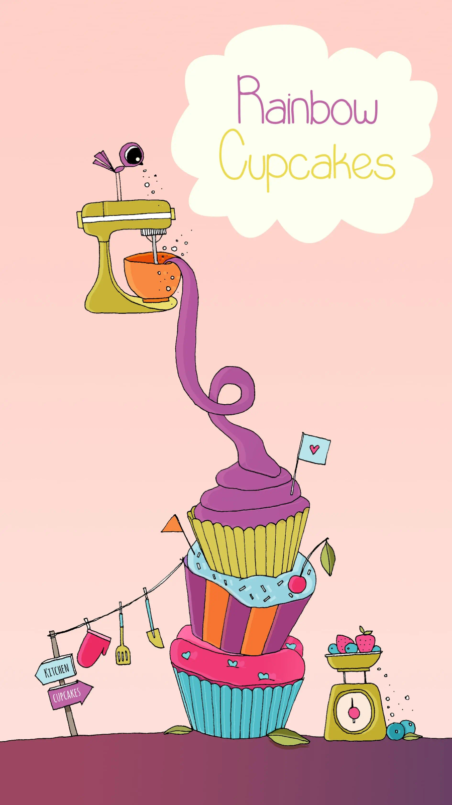 Rainbow Cupcakes Level G book cover