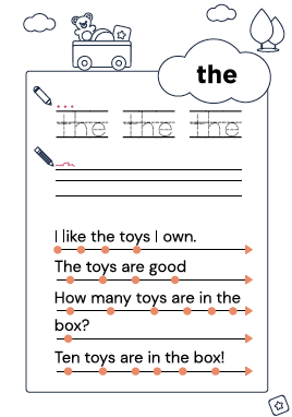 Preschool Reading Worksheets Preview