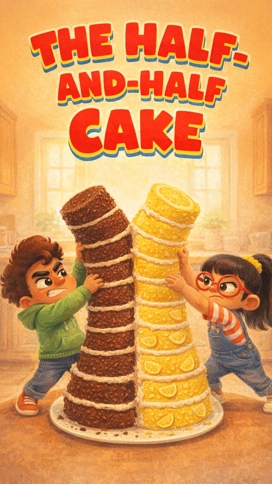 The Half-and-Half Cake Level N book cover