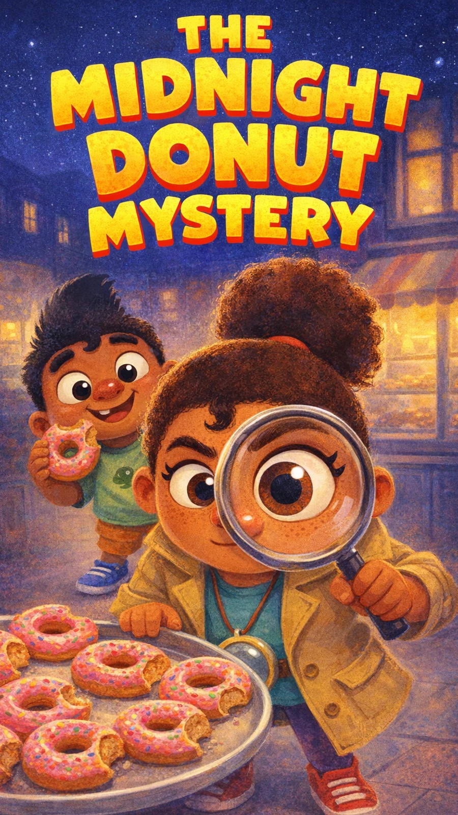 The Midnight Donut Mystery Level O book cover