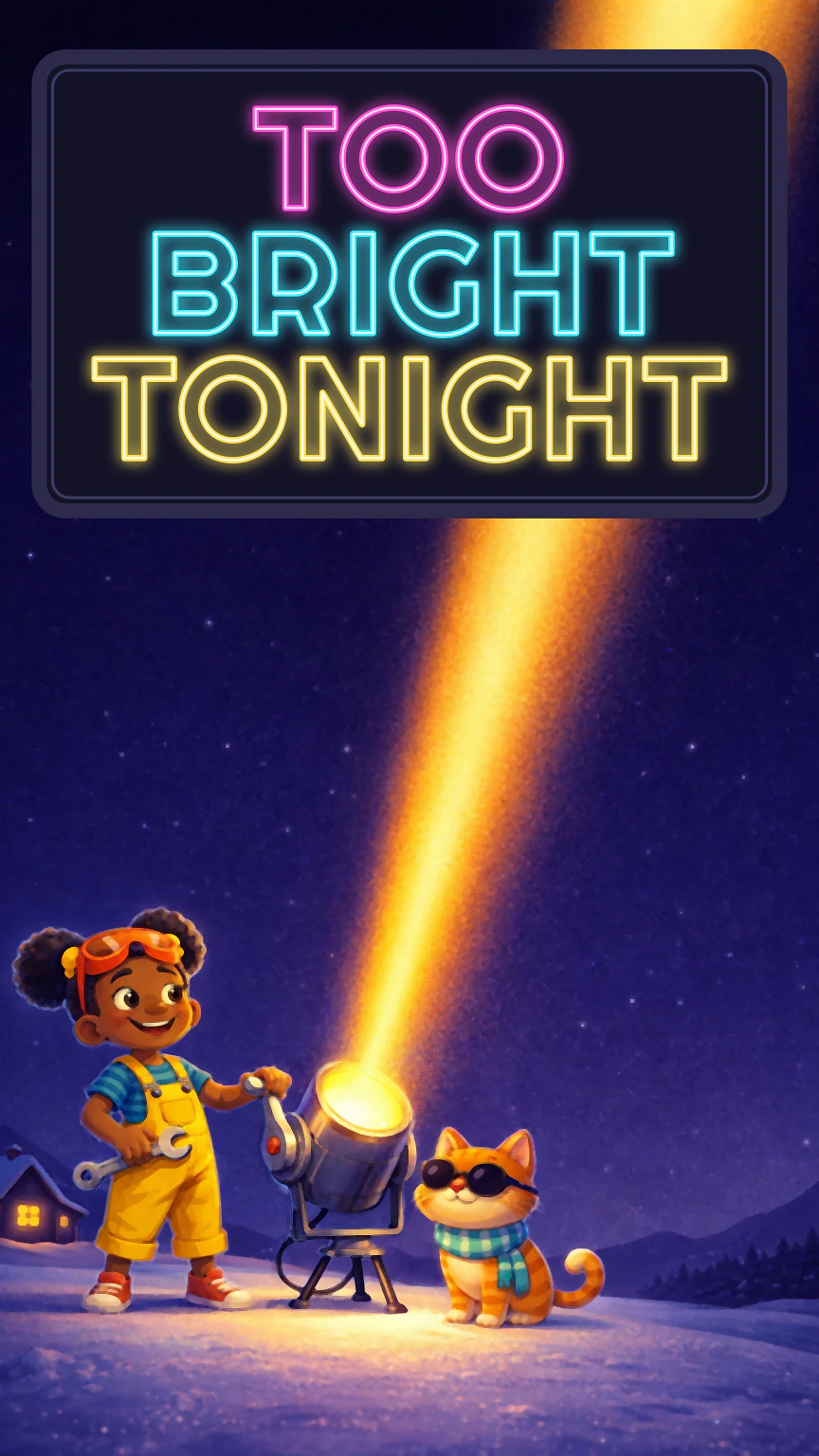 Too Bright Tonight Level H book cover