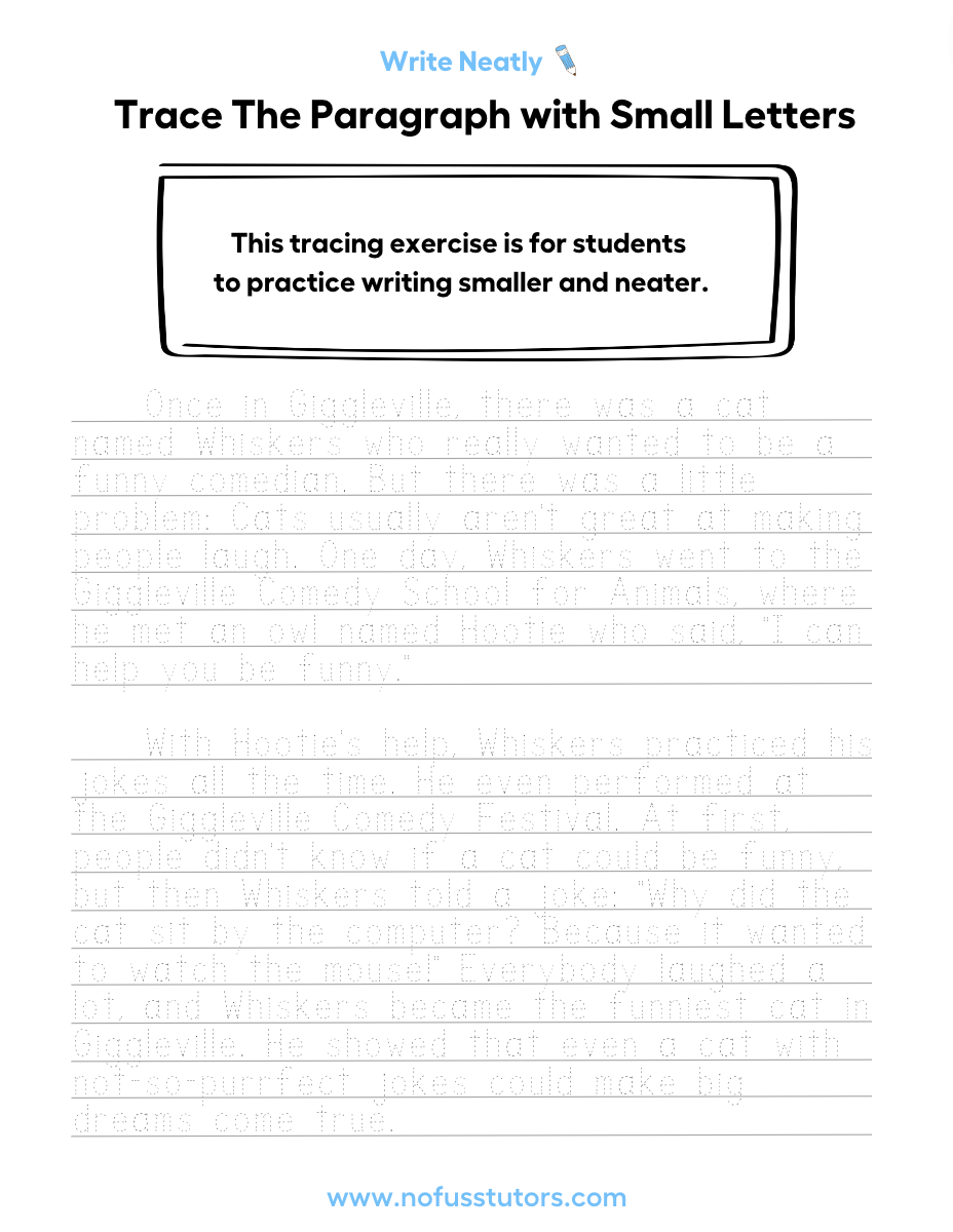 No Fuss Tutors Worksheets And Assessments