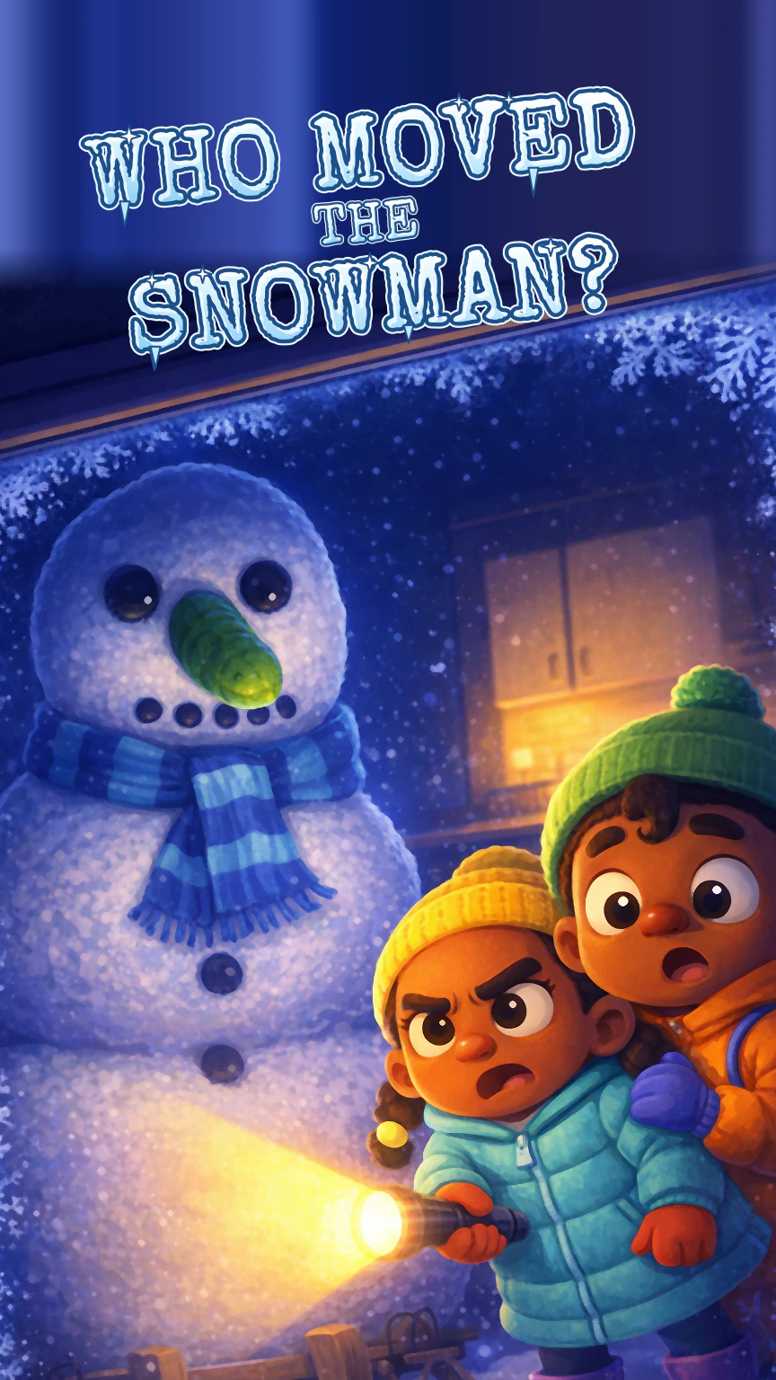 Who Moved the Snowman? Level K book cover