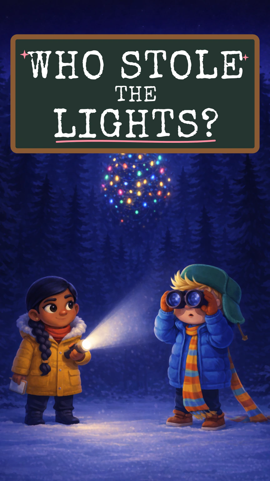 Who Stole the Lights? Level Q book cover